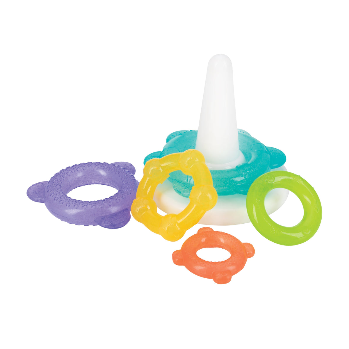IcyBite Ocean Rings Teething and Stacking Toy