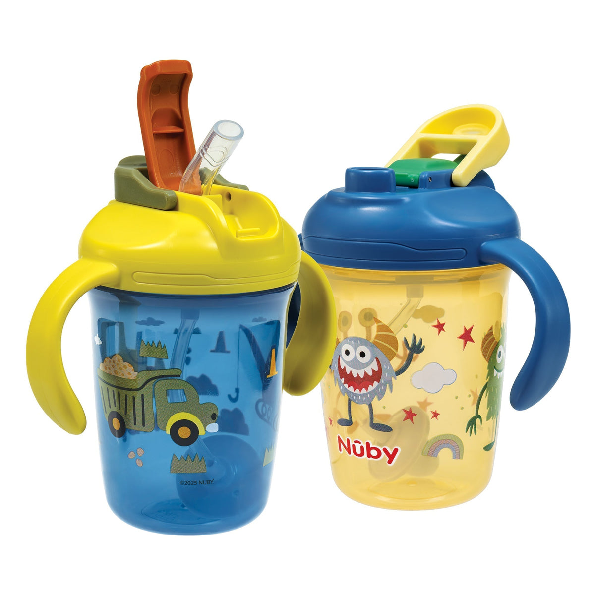 2-in-1 Toddler Cup (2 Pack) | Tractors & Monsters